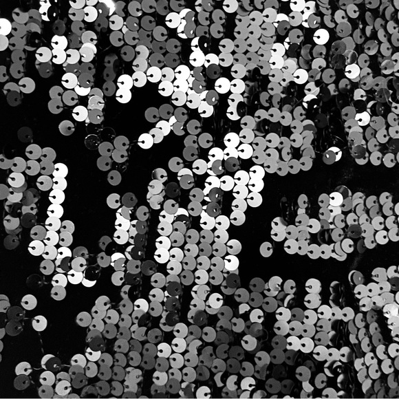 Express Black Sequin Leggings - Picture 10 of 12